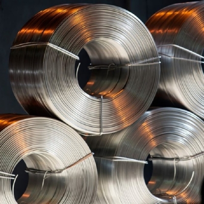 Катанка алюминиевая литая твердая А5Е АКЛП-Т1-5Е 25 мм ГОСТ 13843-2019 во Владивостоке

