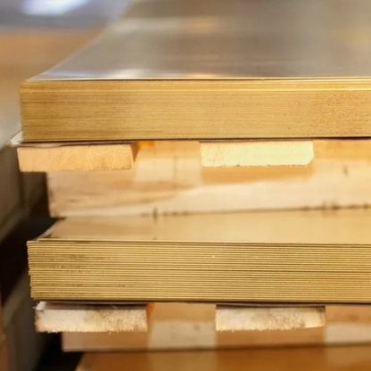 Лист латунный х/к твердый Л90 0,6 мм ГОСТ 2208-2007 во Владивостоке

